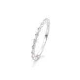 Bague d'éternité Breuning Fantasy en or 18 carats avec diamant 0,105 ct. - 41/05708
